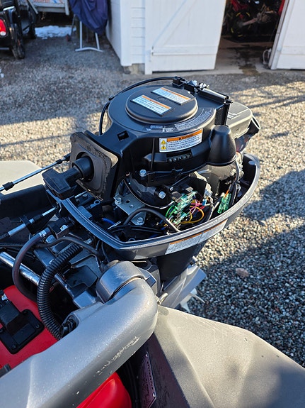 2025 Steady 260 rattkonsol m/ 2025 Yamaha 9,9JMHS  4-takt/ Garmin Ekkolodd 11 of 12