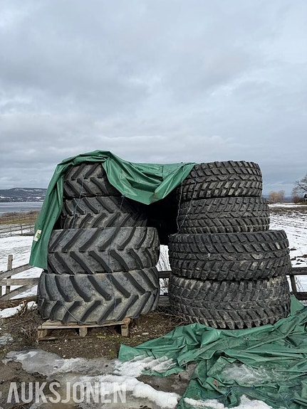Trelleborg 540/65R30 +650/65R42 hjulsett dekk/felg