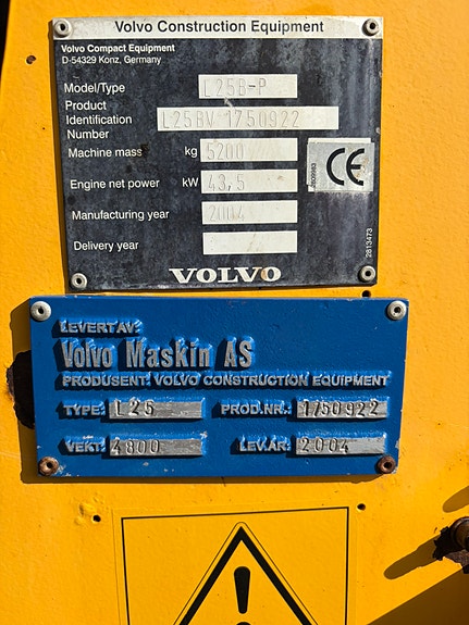 Volvo L25B 10 of 14