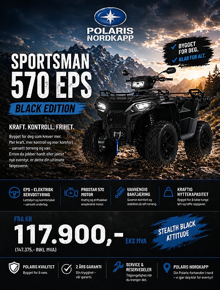 Polaris SPORTSMAN 570 EPS SE Onyx Black LE