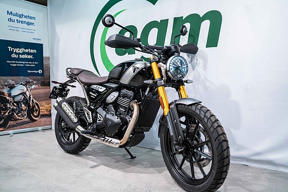 Triumph Scrambler 400X - AGM Edition - Toppboks og varmeholker for kun 4000 kroner! 3 of 5