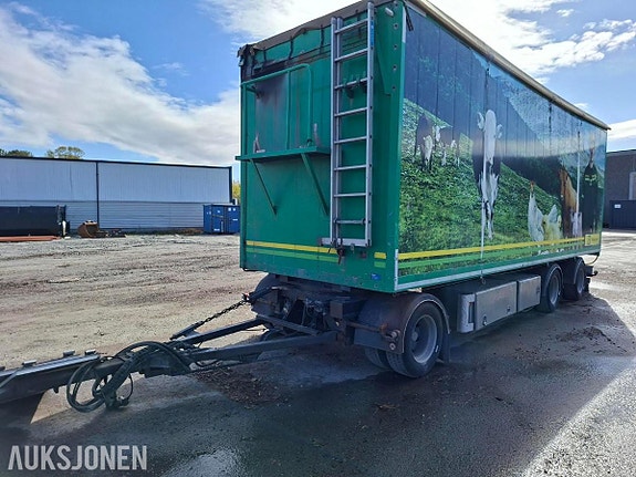 Andre Trailer-Bygg slepvogn 30 tonn m/ sideåpning / rullepresenning