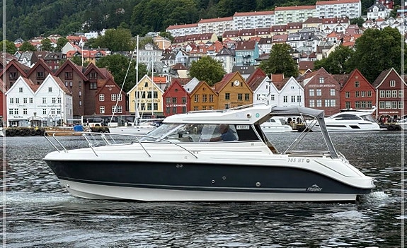 Flipper 705 ht– Velholdt båt med lav gangtid – kan byttes 2 of 5