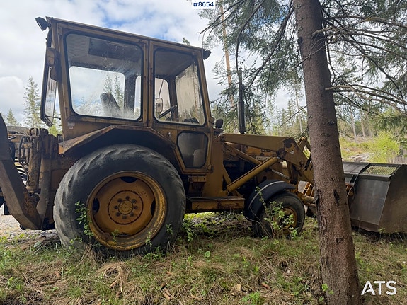 Hymas 50 Traktorgraver m/ Frontlaster og skuffer 4 of 5