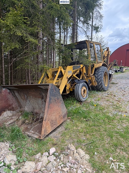 Hymas 50 Traktorgraver m/ Frontlaster og skuffer 3 of 5