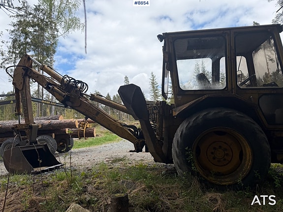 Hymas 50 Traktorgraver m/ Frontlaster og skuffer 5 of 5