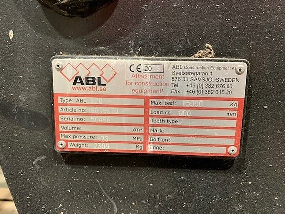 Andre ABL Materialhåndteringsgaffel 5 of 5