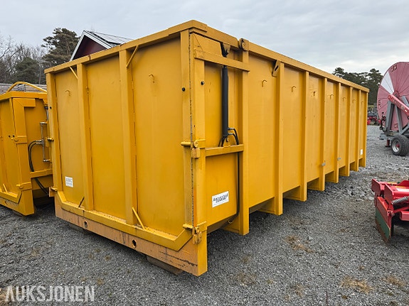 Andre Krokcontainer 6 meter / 22 m³ - hydraulisk baklem