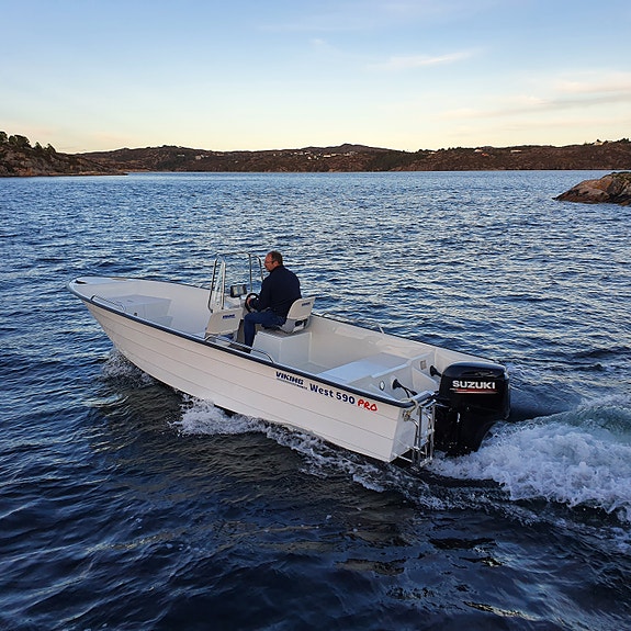 West 590 Pro fra Viking Boats, perfekt fiske og turbåt
