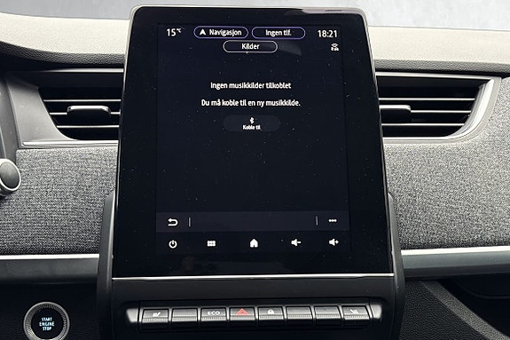 Bluetooth-tilkobling gir enkel tilgang til handsfree-samtaler og trådløs musikkstreaming under kjøring.