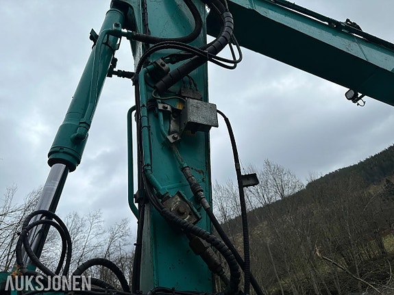 Kobelco SK75SR Gravemaskin Rotortilt, tømmerklype og pusseskuffe 22 of 30