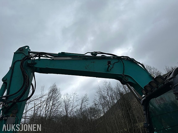 Kobelco SK75SR Gravemaskin Rotortilt, tømmerklype og pusseskuffe 13 of 30