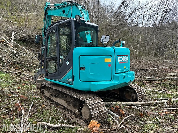 Kobelco SK75SR Gravemaskin Rotortilt, tømmerklype og pusseskuffe 5 of 30