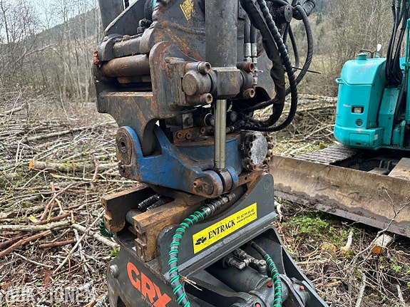 Kobelco SK75SR Gravemaskin Rotortilt, tømmerklype og pusseskuffe 19 of 30