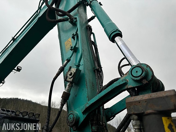 Kobelco SK75SR Gravemaskin Rotortilt, tømmerklype og pusseskuffe 23 of 30