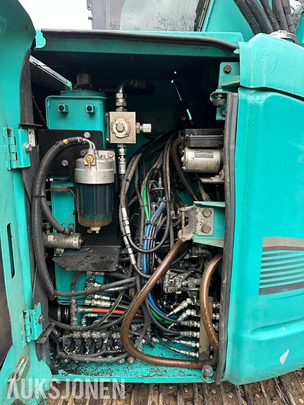 Kobelco SK75SR Gravemaskin Rotortilt, tømmerklype og pusseskuffe 28 of 30
