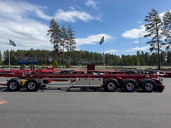 Hakarps 5 axlad krokhenger för 2st containers + TIPP! Marknadens råaste henger! 5 of 30