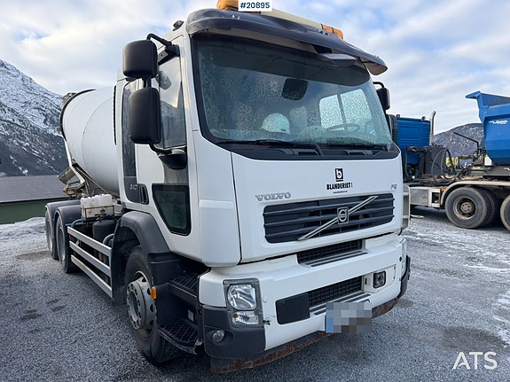 Volvo FE 6x2 betongbil m/ 7m3 trommel 6 of 30