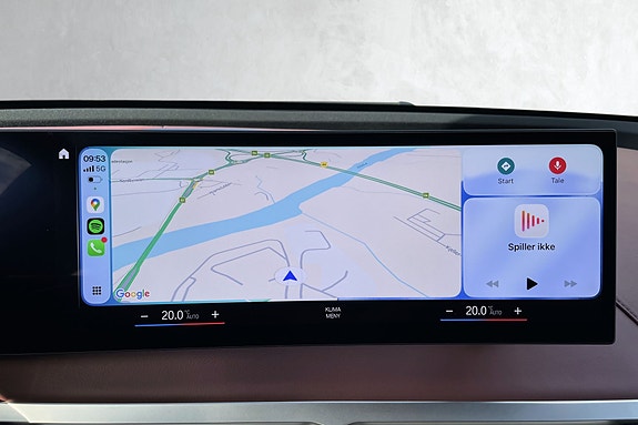 Navigasjon via Google maps - CarPlay