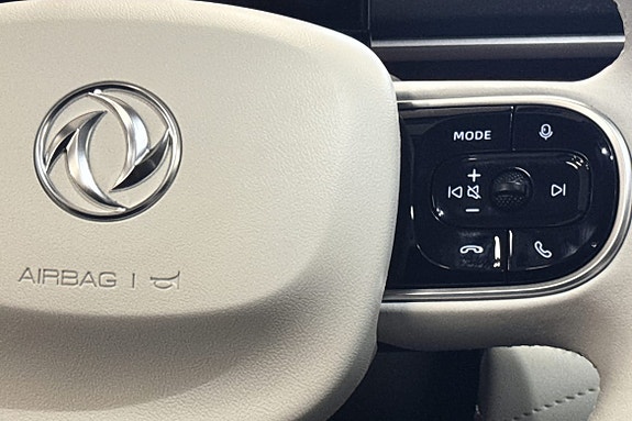 Ratt med praktiske multimedia- og cruise controls.