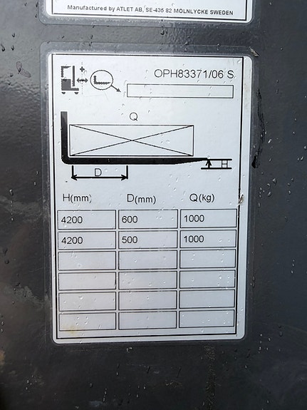 Atlet OPH Plukktruck / lift 10 of 15