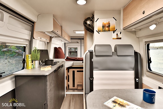 Sunlight CLIFF X 640 Fiat Ducato 180 HK Automat Maxi chassis Full-LED ACC Oppvarmet og isolert spillvannstank 4 of 19