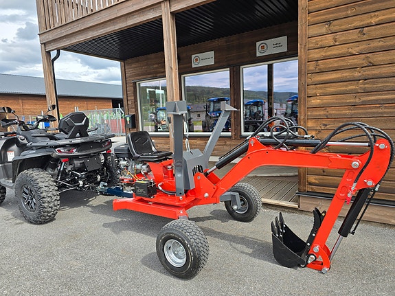 TILBUD NÅ: ATV GRAVER - EDDERKOPPGRAVER MED HYDRAULISK 360 grader SVING 2 of 5