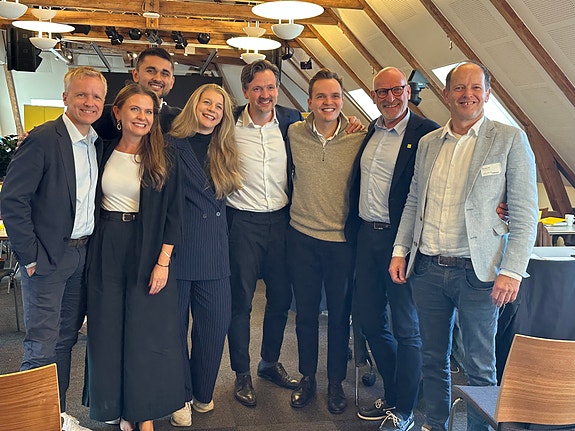 Partiledelsen og stortingsrepresentantene