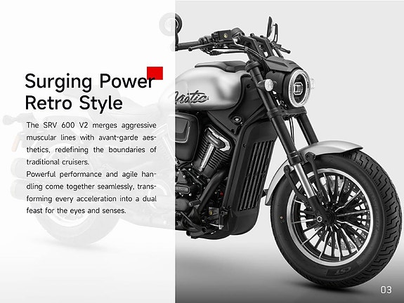 QJ Motor SRV 600V2 V-twin NYHET 2026! 4 of 5