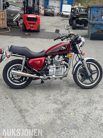 Honda CX 500 Custom - motorsykkel - Ny service! - 72 timers auksjon 2 of 8