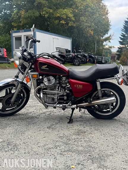 Honda CX 500 Custom - motorsykkel - Ny service! - 72 timers auksjon 5 of 8