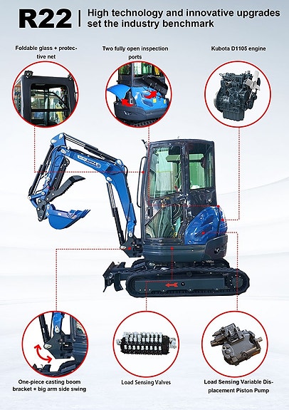 Rippa R22 PRO med Kubota D1105 - 3 års fabrikkgaranti - bestillingsvare 2 of 5