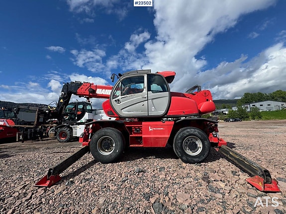 Manitou MRT 2150+ Roterende Teleskoptruck - Jibb, pallegaffel og mannskapskurv 3 of 5
