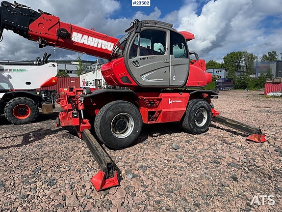 Manitou MRT 2150+ Roterende Teleskoptruck - Jibb, pallegaffel og mannskapskurv 2 of 5