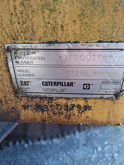 Cat 312BL 7 of 7