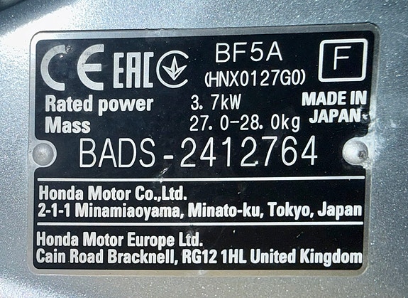Brig F300 med Honda 4-takt 5hk 5 of 5