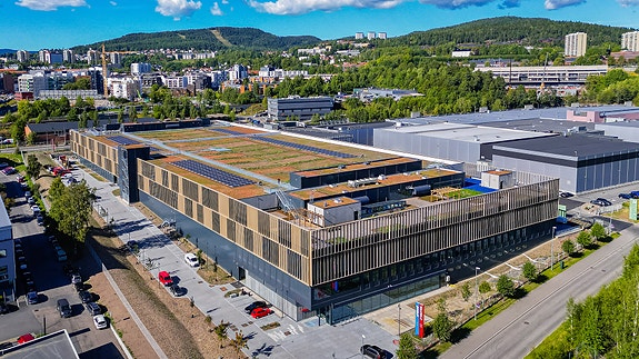 Moteks hovedkontor og lager i Oslo.