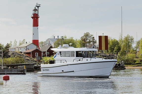 NY - SARGO 33 med BAKDØR - SIDEPORT - TAXIBÅT 13 of 30