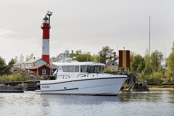 NY - SARGO 33 med BAKDØR - SIDEPORT - TAXIBÅT 5 of 5