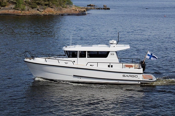 NY - SARGO 33 med BAKDØR - SIDEPORT - TAXIBÅT 8 of 30