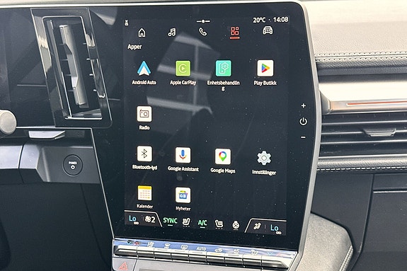 Også utstyrt med Apple Carplay og Android Auto