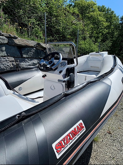 Suzumar MX 410 CC RIB, 40hk, BK-henger, kun107t gangtid, nylig service 5 of 5