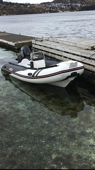 Suzumar MX 410 CC RIB, 40hk, BK-henger, kun107t gangtid, nylig service 2 of 5