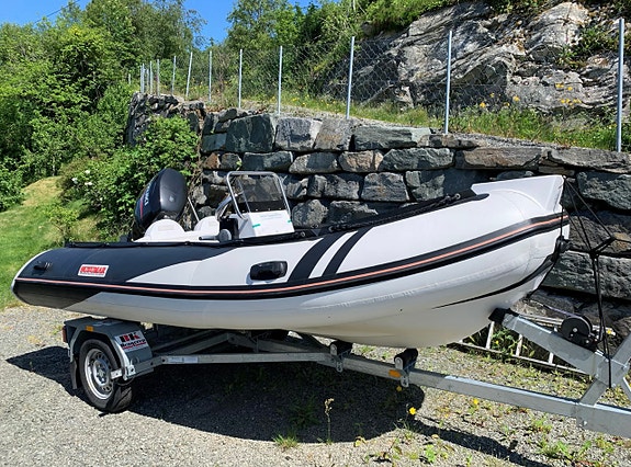 Suzumar MX 410 CC RIB, 40hk, BK-henger, kun107t gangtid, nylig service 4 of 5