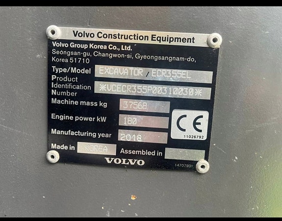 Volvo ECR 355 EL med nytt understell 12 of 30