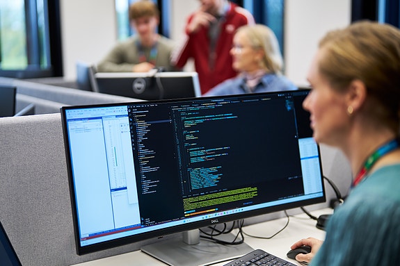 Ansatte på it kontor