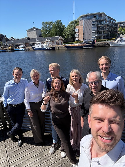 Vi ligger jo helt fantastisk til på Glommen brygge, Kråkerøy. Perfekt for en ispause!