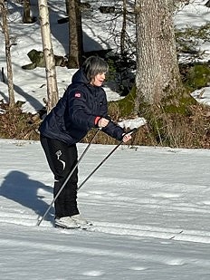 På ski