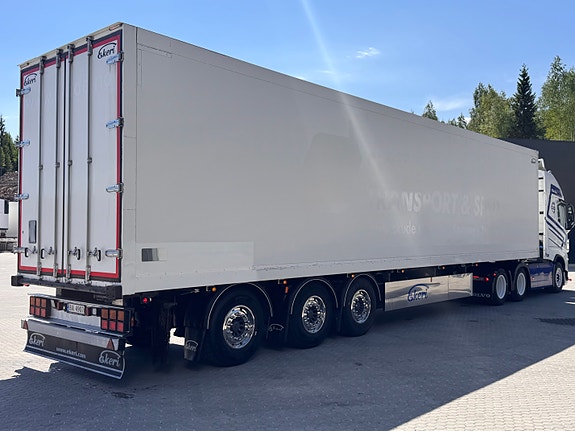 Ekeri 3 akslet skaptrailer med sideåpning, løft og sving 4 of 5