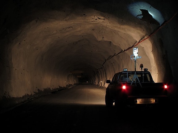Tunnel dokumentasjon med hjelp av scanner fra bil